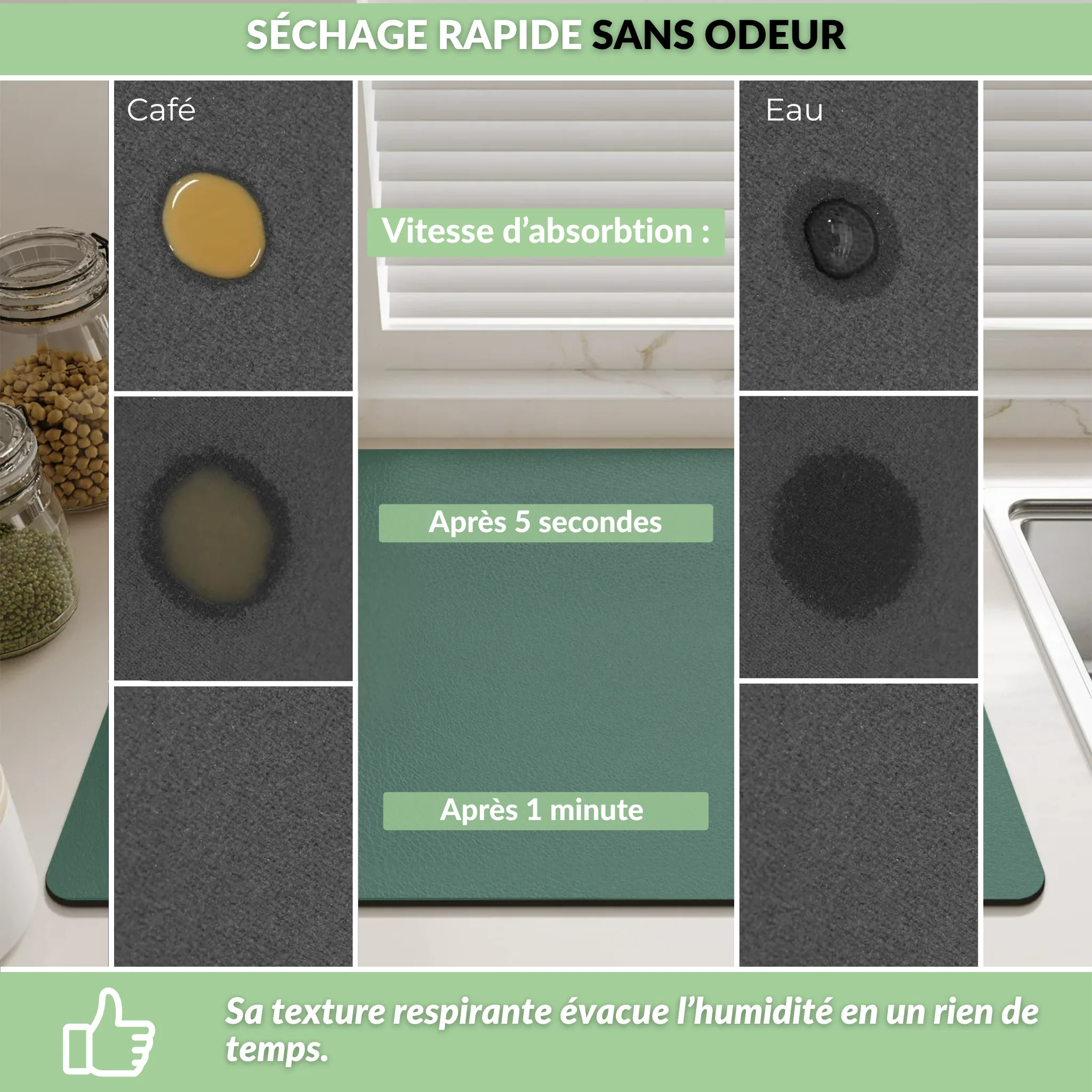 AquiLine – Le tapis égouttoir ultra absorbant - Image 7