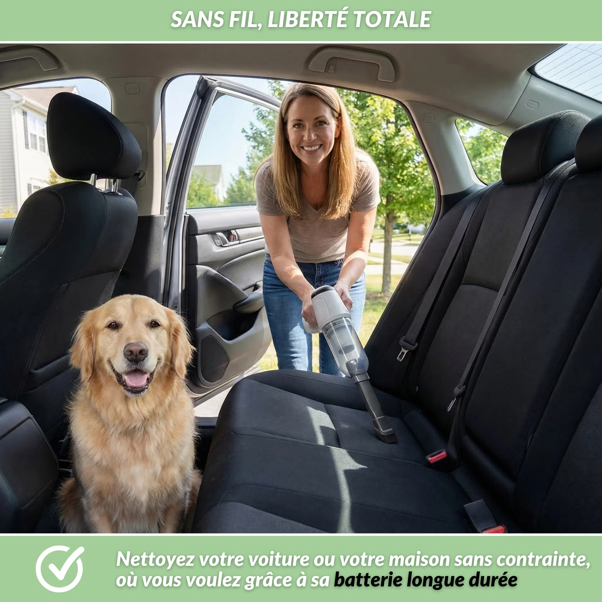 TotalClean Pro | Aspirateur souffleur sans fil puissant pour voiture et maison - Image 4