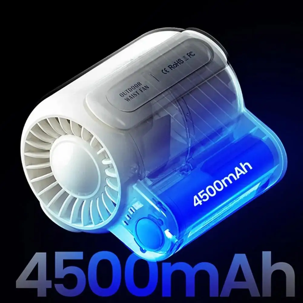 MINI VENTILATEUR PORTABLE AVEC ATTACHE CEINTURE - Image 6