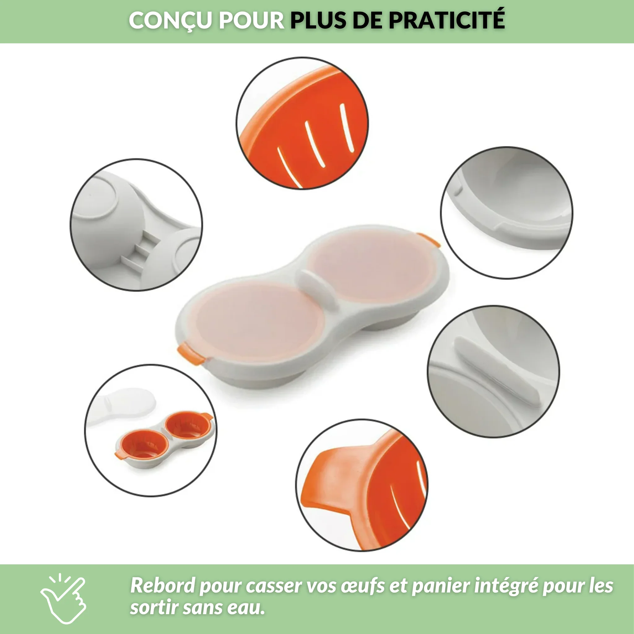 Oeuf-Minute – Cuiseur à œufs pour une cuisson parfaite à chaque fois - Image 7