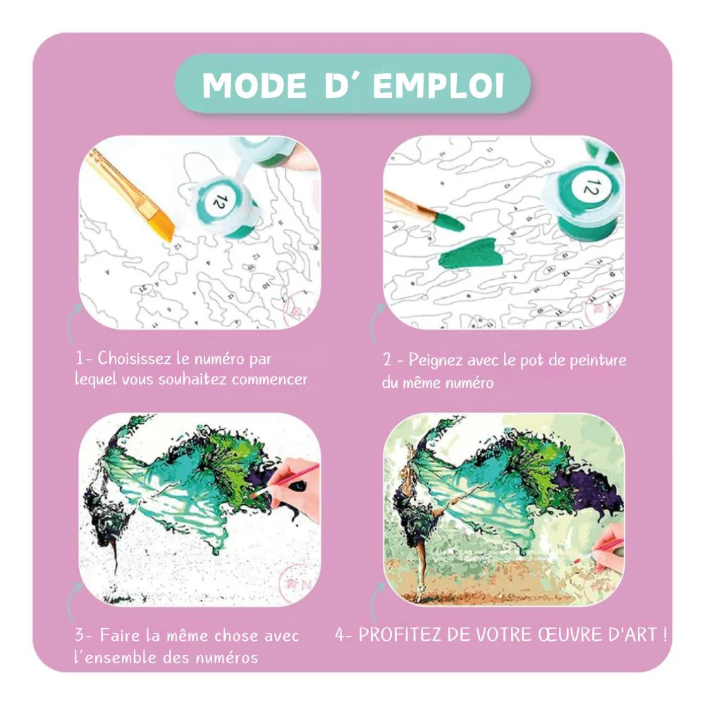 Kit Peinture par Numéros Complet - Image 5