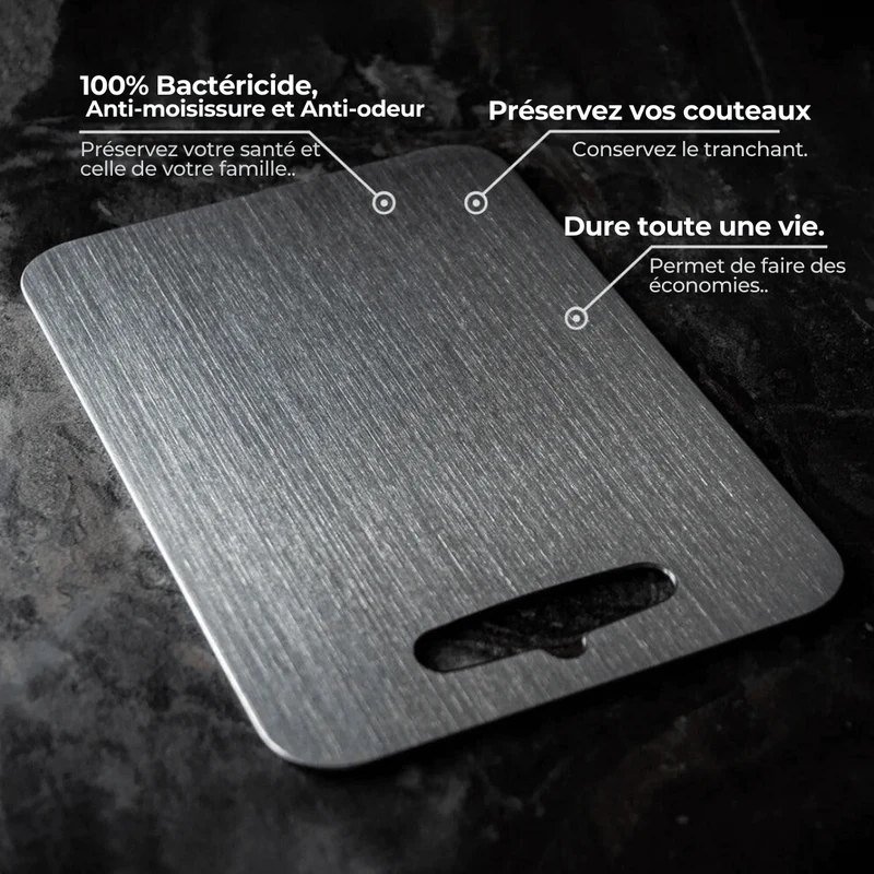 Planche à découper 100% Inox - Image 2