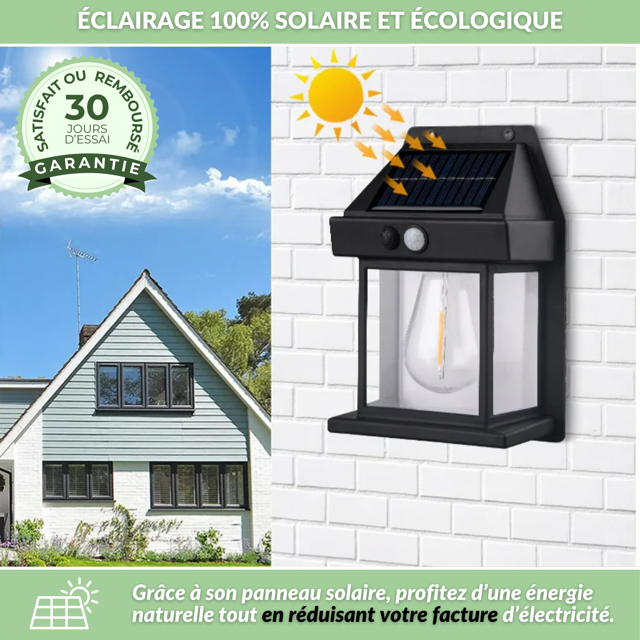 Lampe Solea - L'éclairage solaire avec détecteur de mouvement - Image 4